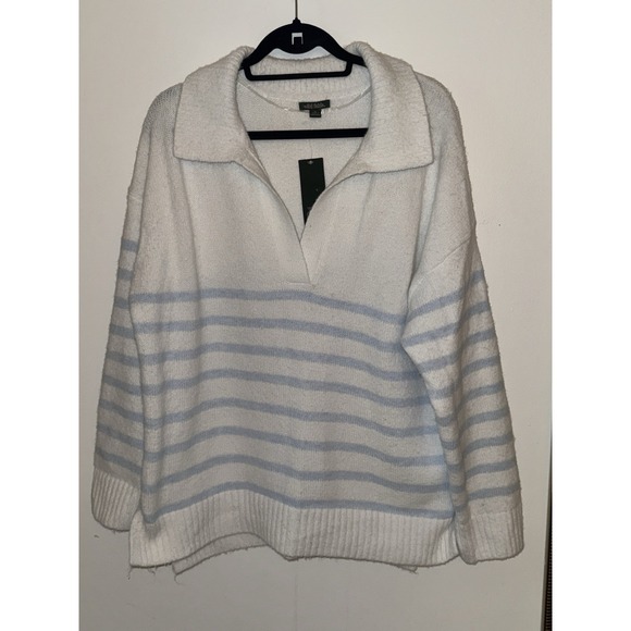 wild fable Light Blue And White Sweatshirt Size XL - Picture 4 of 9
